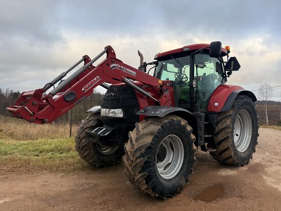 Case Puma 140 ar frontālo iekrāvēju 