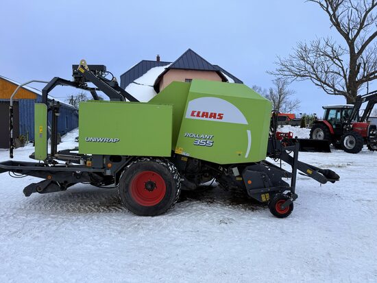 Ruļļu prese Claas 355 Uniwrap