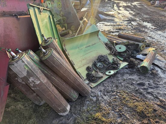 Visas detaļas no John Deere 575 preses